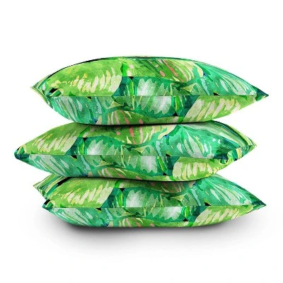 16"x16" 83 Colors Of The Jungle Square Throw Pillow Oranges - Deny Designs - Image 3