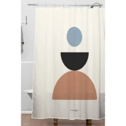 Arielsinhaha Virgo Shower Curtain Off White - Deny Designs