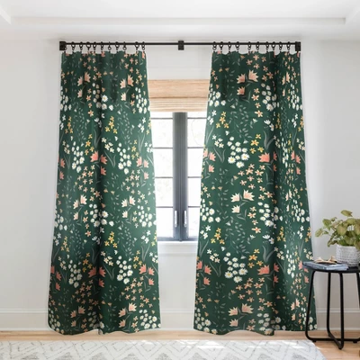 Emanuela Carratoni Meadow Flowers Theme Single Panel Sheer Window Curtain - Deny Designs - Image 6