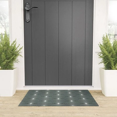 Colour Poems Geometric Orb Pattern V Welcome Mat - Society6