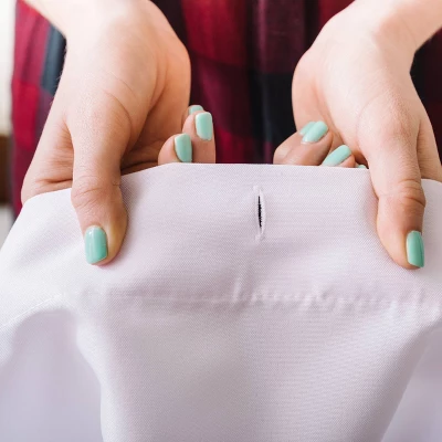 Colour Poems Arch Symmetry IX Shower Curtain Gray - Deny Designs - Image 3