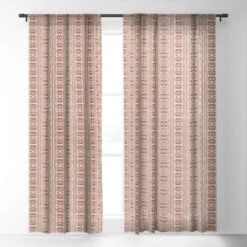 Holli Zollinger MILLA Single Panel Sheer Window Curtain - Deny Designs