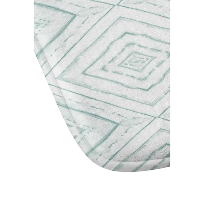 Jacqueline Maldonado Dash Diamond Memory Foam Bath Mat Green - Deny Designs - Image 2