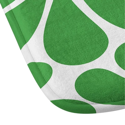 Jenean Morrison All Summer Long In Heavy Memory Foam Bath Mat Green - Deny Designs - Image 2