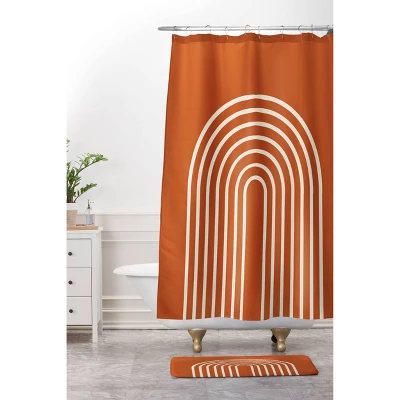 Grace Terracota Memory Foam Bath Mat Orange - Deny Designs - Image 2