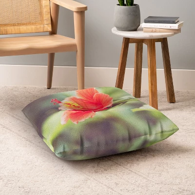Bree Madden Hibiscus Square Floor Pillow - Deny Designs - Image 3