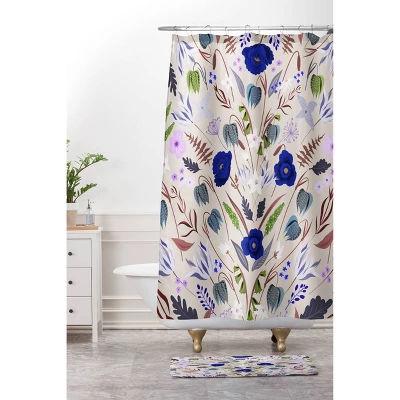 Iveta Abolina Poppy Meadow Shower Curtain - Deny Designs - Image 2