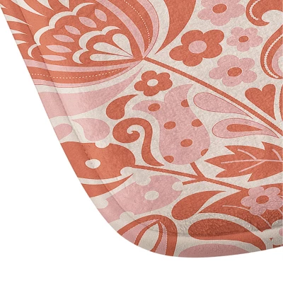 34"x21" Jenean Morrison Floral Fair Memory Foam Bath Mat Pink - Deny Designs - Image 2