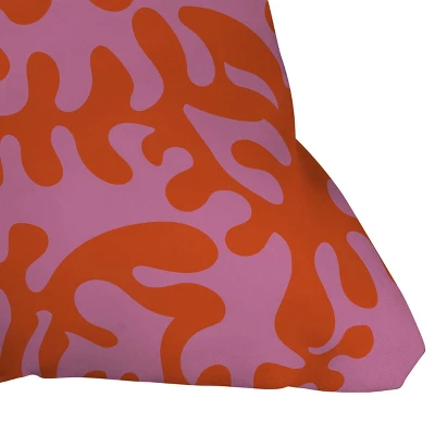 16"x16" Camilla Foss Shapes Square Throw Pillow Pink - Deny Designs - Image 2