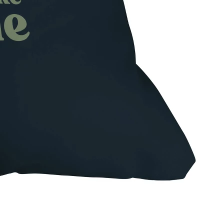 16"x16" Coastal Studio Snow Place Like Home Square Throw Pillow Navy - Deny Designs - Image 2