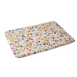 Lane And Lucia Confetti Terrazzo Heavy Memory Foam Bath Mat - Deny Designs