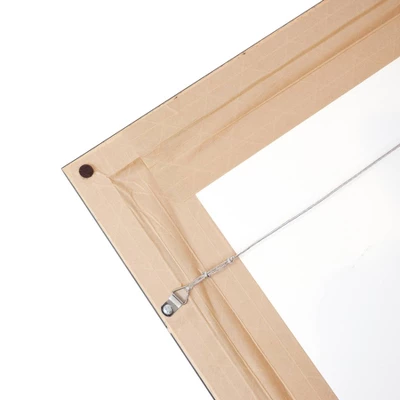 Abstract By Brije Coastal Nights Framed Wall Canvas White/Blue - Deny Designs - Image 2