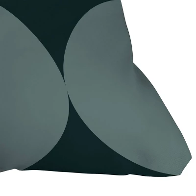 Colour Poems Bold Minimalism Outdoor Throw Pillow Green - Deny Designs