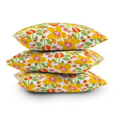Mirimo Naif Summer Flora Outdoor Throw Pillow - Deny Designs - Image 3