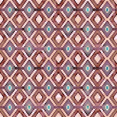 Schatzi Brown Merri Diamond Dusty Shower Curtain Red - Deny Designs - Image 2