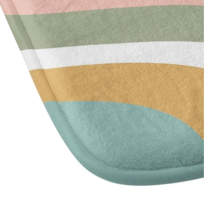 34"x21" Emanuela Carratoni Vintage Floral Geometry Memory Foam Bath Mat - Deny Designs - Image 2