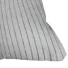 Holli Zollinger Aegean Wide Stripe Outdoor Throw Pillow Black - Deny Designs
