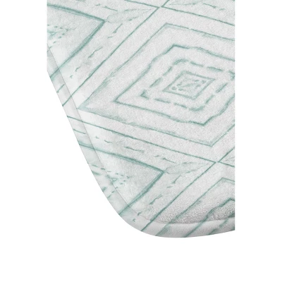 Jacqueline Maldonado Dash Diamond Memory Foam Bath Mat Green - Deny Designs