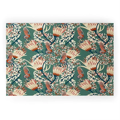 Holli Zollinger ZARAH BUTTERFLY Looped Vinyl Welcome Mat - Society6 - Image 6