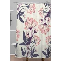Rosebud Studio Spring Harmony Shower Curtain Pink - Deny Designs