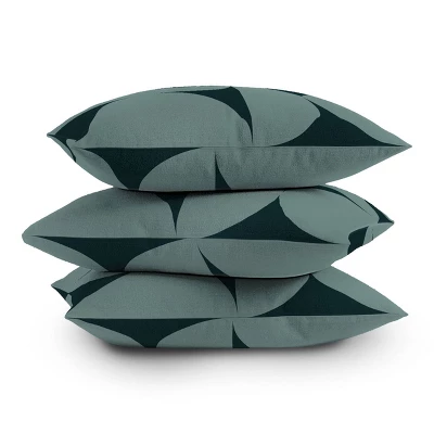 Colour Poems Bold Minimalism Outdoor Throw Pillow Green - Deny Designs - Image 2