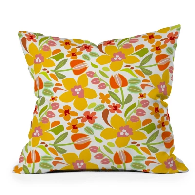 Mirimo Naif Summer Flora Outdoor Throw Pillow - Deny Designs - Image 4
