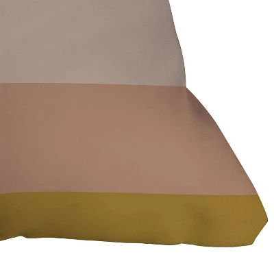 16"x16" Poems Contemporary Color Block IV Throw Pillow Pink - Deny Designs - Image 2