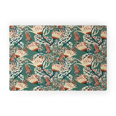Holli Zollinger ZARAH BUTTERFLY Looped Vinyl Welcome Mat - Society6 - Image 5