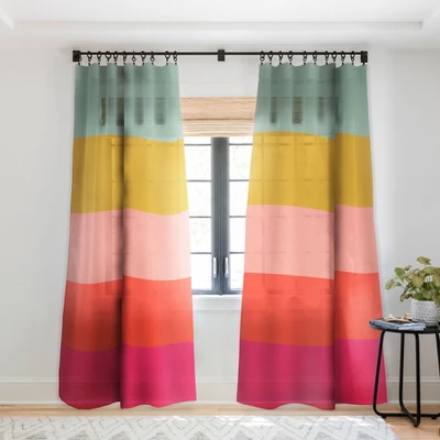 Garima Dhawan Mindscape 22 Single Panel Sheer Window Curtain - Deny Designs - Image 6