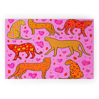 Doodle By Meg Valentine Leopard Print Welcome Mat - Society6 - Image 3