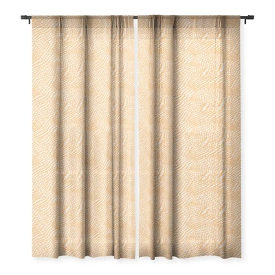 Wagner Campelo Dune Dots 3 Single Panel Sheer Window Curtain - Deny Designs - Image 2