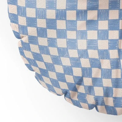 Schatzi Brown Alice Check Powder Floor Pillow - Deny Desings - Image 2