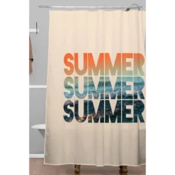 Sheila Wenzel-Ganny Chalk Abstract Shower Curtain - Deny Designs