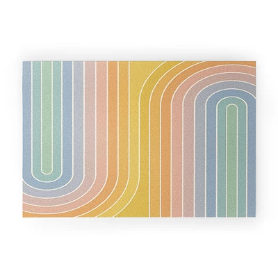 Colour Poems Gradient Curvature III Welcome Mat - Society6 - Image 5
