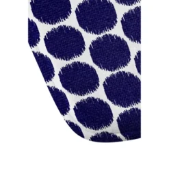 Natalie Baca Ikat Ovals Memory Foam Bath Mat Blue - Deny Designs