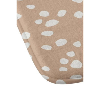 Kelli Murray Peach Pebbles Memory Foam Bath Mat Brown - Deny Designs - Image 2