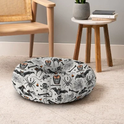 Heather Dutton Halloween XRay Round Floor Pillow - Deny Desings - Image 3