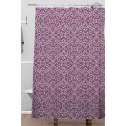 Wagner Campelo Boho Volutes Lavender Shower Curtain Purple - Deny Designs