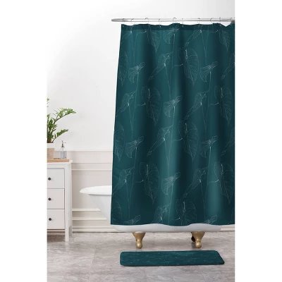 Gabriela Fuente Atlantic Memory Foam Bath Mat Teal - Deny Designs - Image 2