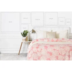 (Set Of 2) 12" X 12" Five Palms Framed Decorative Wall Art White - Deny Designs