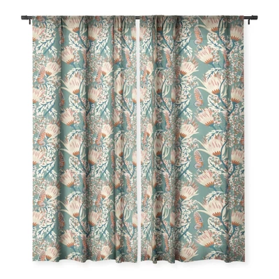 Holli Zollinger Zarah Butterfly 50" X 84" Single Panel Sheer Window Curtain - Deny Designs - Image 2