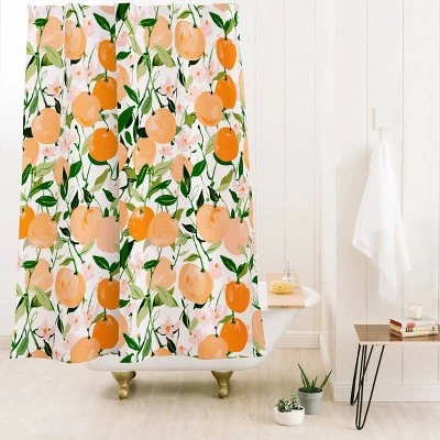 Spring Clementines Shower Curtain - Deny Designs