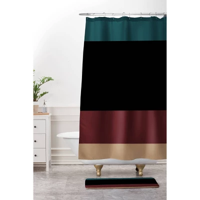 Color Poems Contemporary Color Block Shower Curtain - Deny Designs - Image 3
