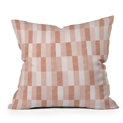 Little Arrow Design Co. Cosmo Tile Terracotta Outdoor Throw Pillow Orange - Deny Designs - Image 4