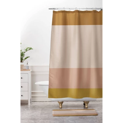 Color Poems Contemporary Color Block Shower Curtain - Deny Designs - Image 4