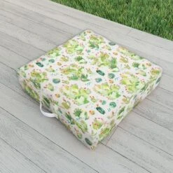 Ninola Design Western Cacti Natural Outdoor Floor Cushion - Deny Designs