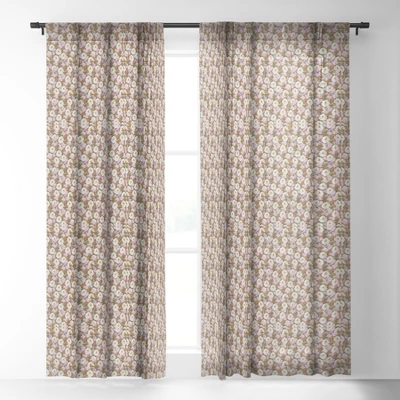 Alison Janssen Summer Bouquet Single Panel Sheer Window Curtain - Deny Designs