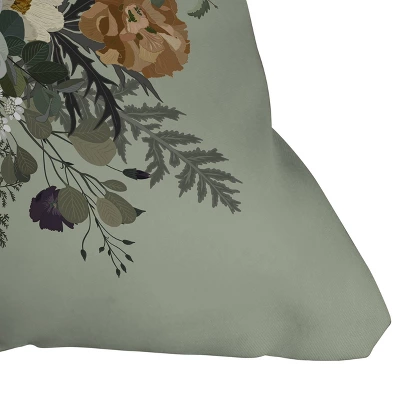 16"x16" Iveta Abolina Paloma Midday Square Throw Pillow Green - Deny Designs - Image 2