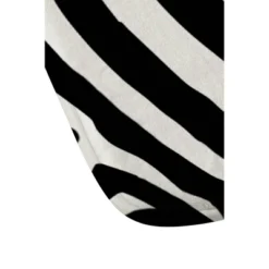 Natalie Baca Zebra Striped Memory Foam Bath Mat Black/White - Deny Designs