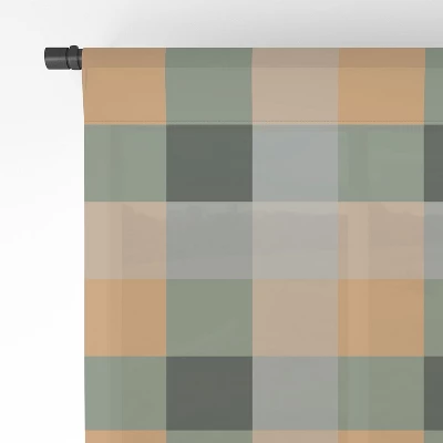 Miho Retro Color Illusion Single Panel Sheer Window Curtain - Deny Designs - Image 3